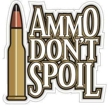 Hunting Gun Sticker 1