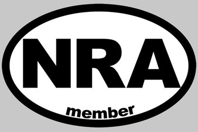 NRA Member oval sticker