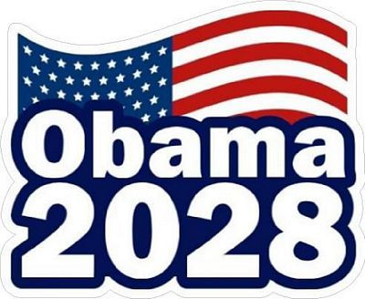 OBAMA 2028 STICKER