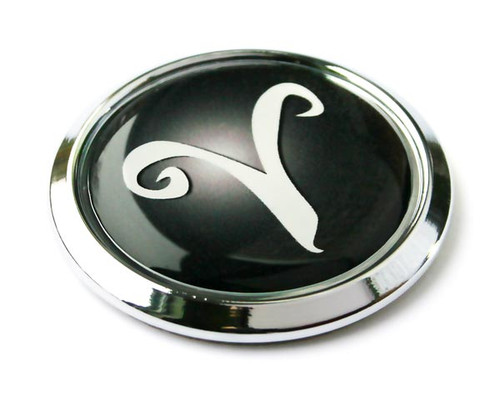 Aries 3D Adhesive Chrome Zodiac Auto Emblem