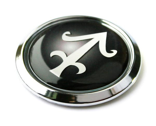 Sagittarius 3D Adhesive Chrome Zodiac Auto Emblem