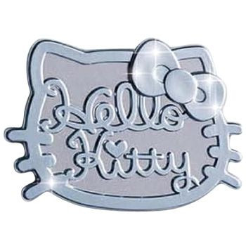 Hello K Chrome Like Adhesive Vinyl Sticker