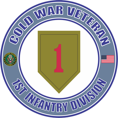 cold war 1st cavalry division veteran sticker