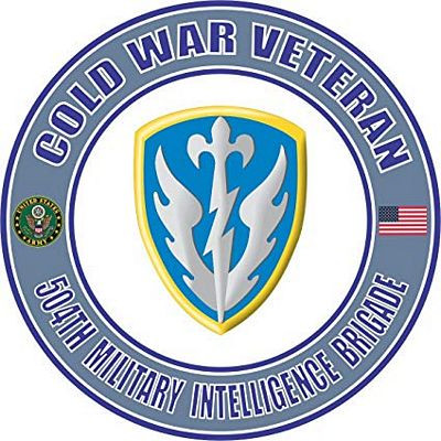 cold war 504th military intelligence brigade-veteran-sticker