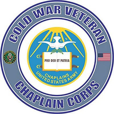 cold war chaplain corps veteran sticker