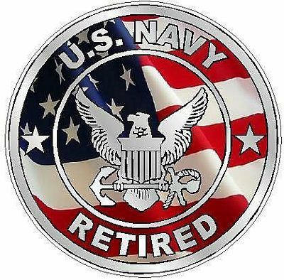 NAVY RETIRED flag USA