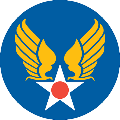 US Army Air Corps Shield Color Sticker