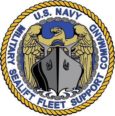 US Navy Military Sealift Fleet Support Command Seal Logo