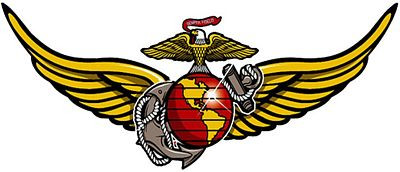 USMC Wings Logo Military Sticker