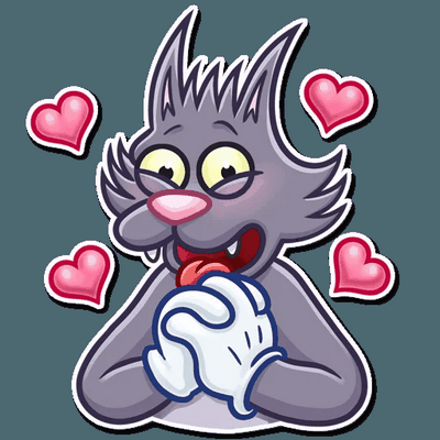 itchy and scratchy funny cartoon sticker 8