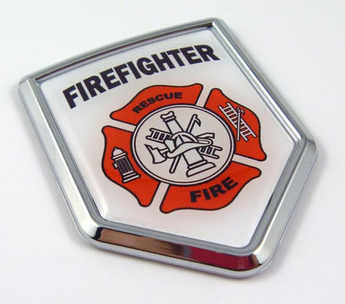 Firefighter Crest 3D Adhesive Emblem