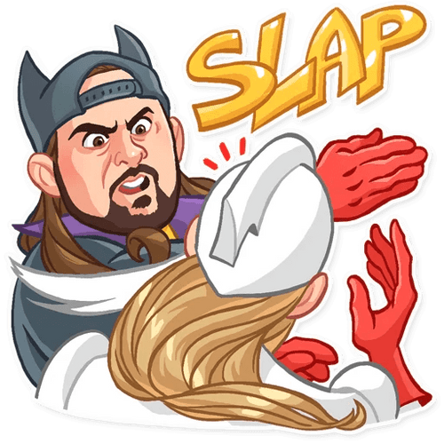 jay and silent bob funny cartoon wall sticker 18