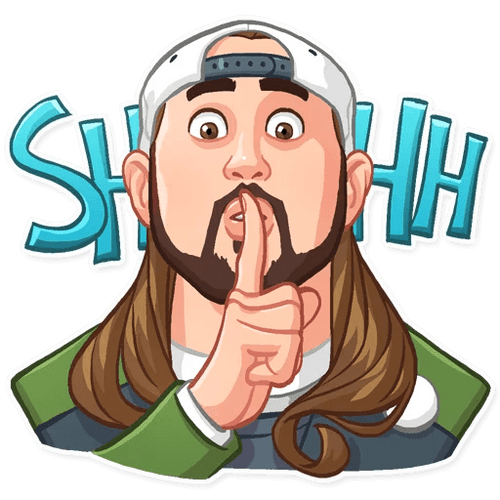 jay and silent bob funny cartoon wall sticker 19