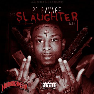 21 Savage SLAUGHTER RAP MUSIC ALBUM COVER STICKER