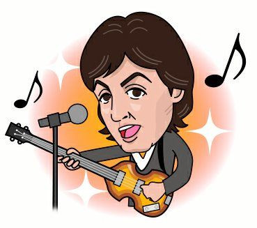 Beatles Sir Paul Sticker