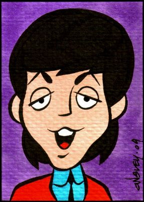 BEATLES toon Paul McCartney COLOR