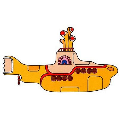 Beatles Yellow Submarine Decal 1240