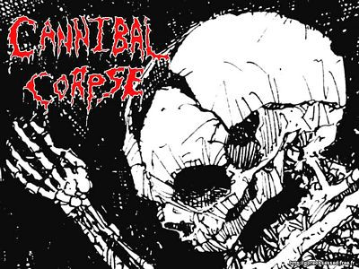 Cannibal Corpse Color Band Sticker