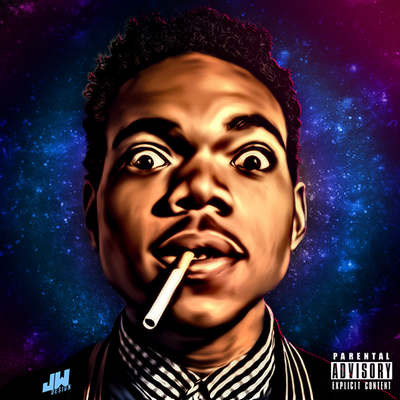 CHANCE THE RAPPER RAP MUSIC ALBUM COVER STICKER