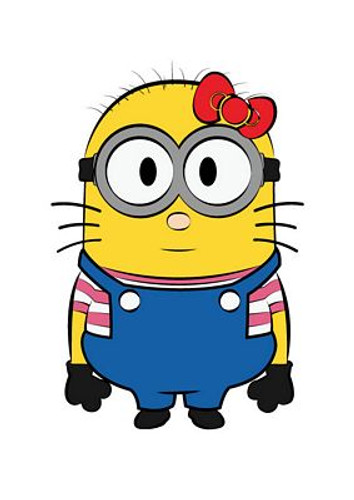 Minion Kitty Sticker