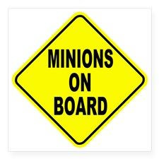 Minions On Borad Sticker
