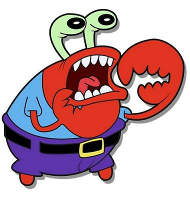 Angry Mr Krabs Spongebob Sticker