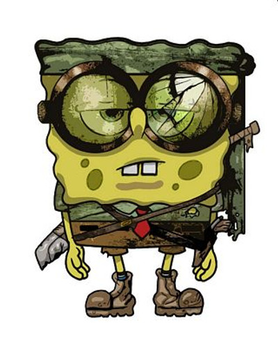 spongebob apocalypse sticker