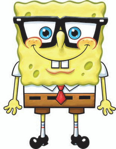spongebob NERD Sticker