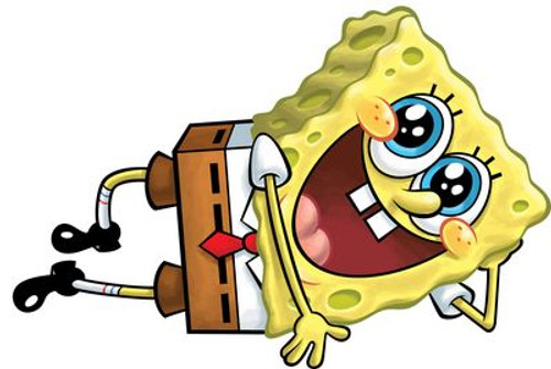Spongebob spongebob squarepants lying down sticker