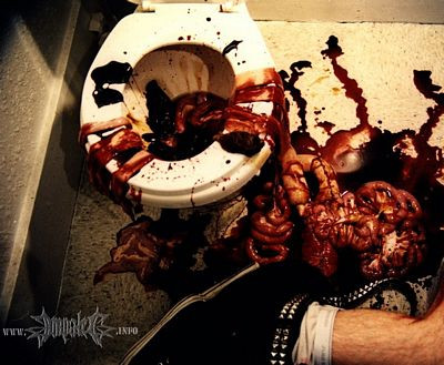 Impaled 2 Color Band Sticker