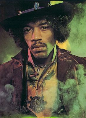 Jimi Hendrix Photo Decal 1
