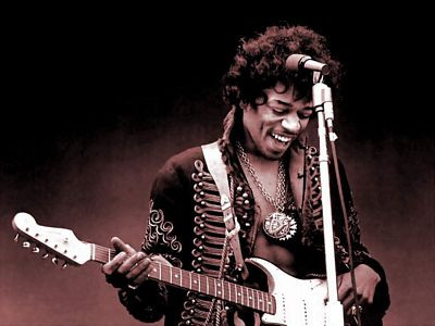 Jimi Hendrix Photo Decal 3