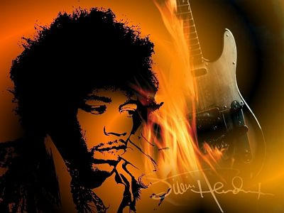 Jimi Hendrix Photo Decal 5