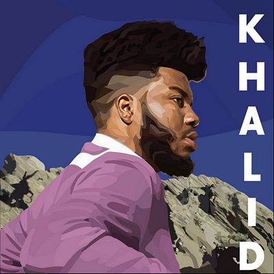 KHALID RAP MUSIC ALBUM COVER STICKER 2