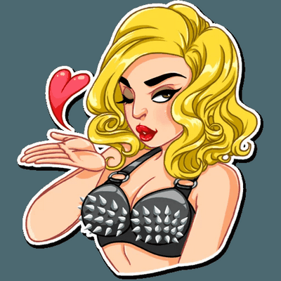 Lady Gaga Band Sticker 2