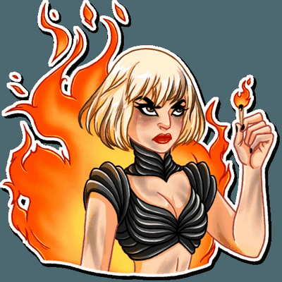 Lady Gaga Band Sticker 9