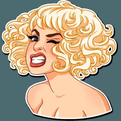 Lady Gaga Band Sticker 12