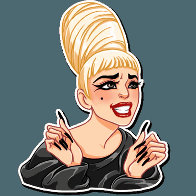 Lady Gaga Band Sticker 13