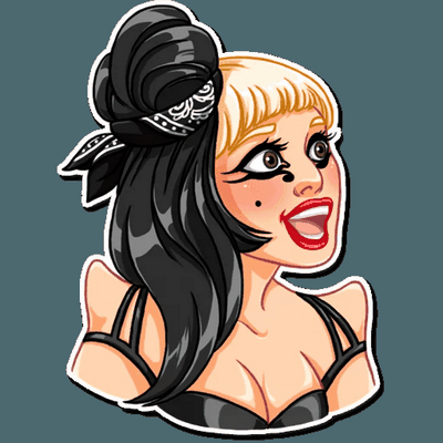 Lady Gaga Band Sticker 14
