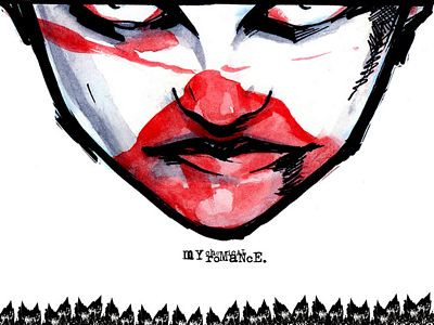 My Chemical Romance Color Band Decal