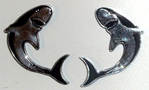 Shark Emblems PAIR 20 PACK