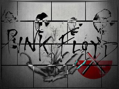 Pink Floyd 2 Color Band Decal