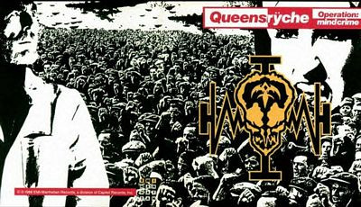 Queensryche Color Band Decal