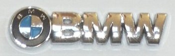 BMW Chrome with Color Logo Emblem