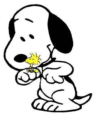 SNOOPY and Woodstock Peanust Gang Sticker 05