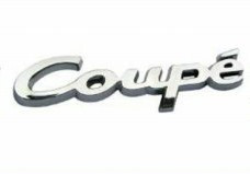 Coupe Chrome Auto Emblems 20 PACK