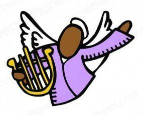 Vinyl Black Angel Decal Sticker