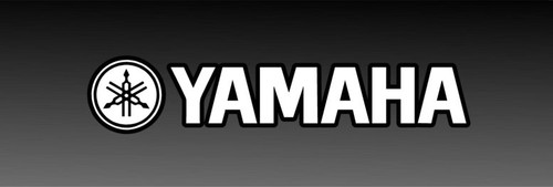 YAHAMA Grey Rear Window Graphic