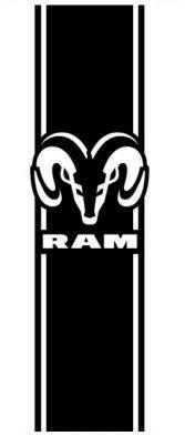 dodge ram head modern logo combo kit