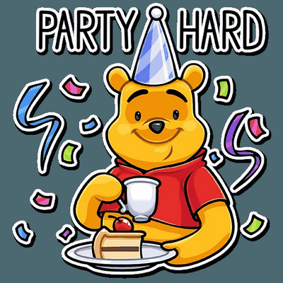 Winnie the Pooh Funny Cartoon Sticker Decal 05